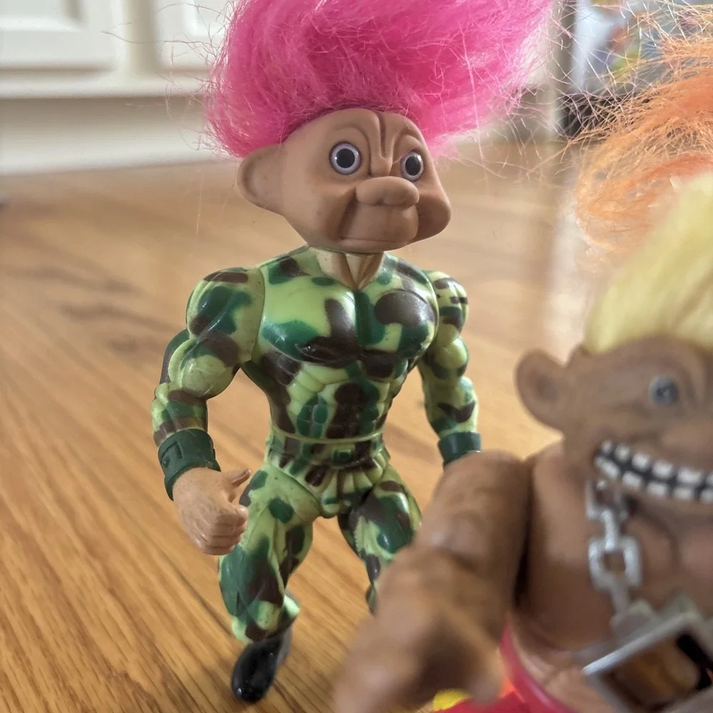 1992 Vintage Hasbro, TNT,  Battle Trolls Lot Of 5‎ Figures RARE